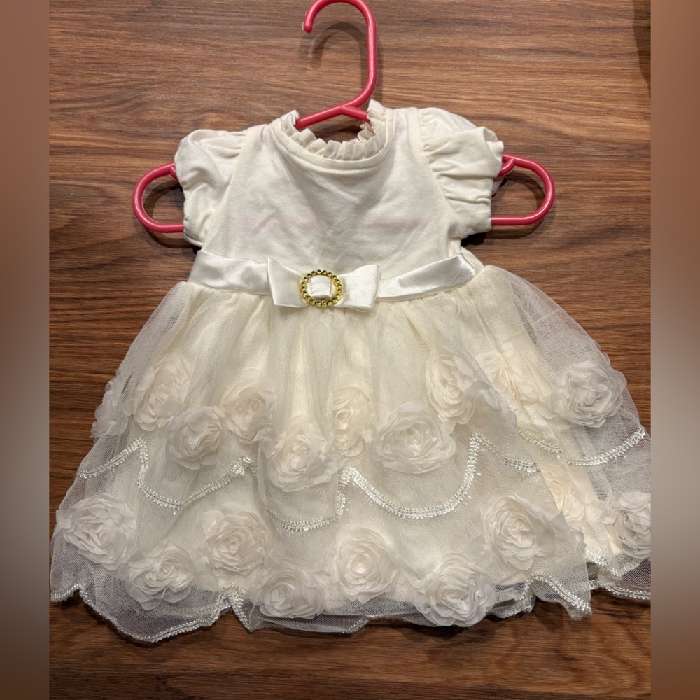 Vintage Baby Grand Signature White Formal Dress